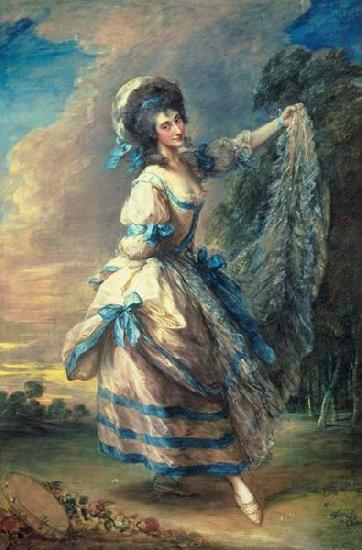 Thomas Gainsborough Portrait of Giovanna Baccelli oil painting picture